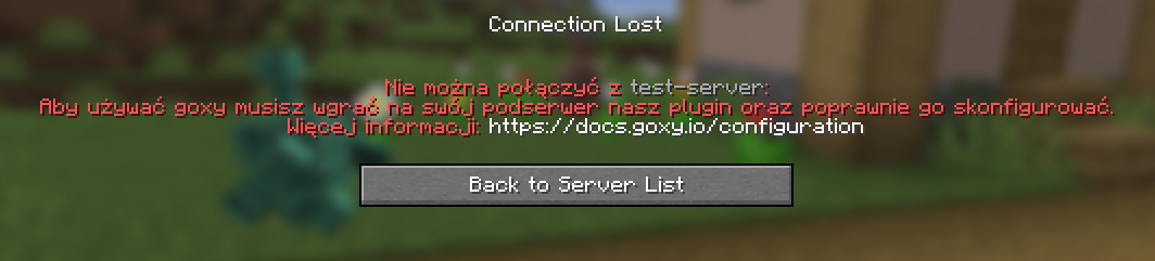 Error: Goxy plugin configuration error