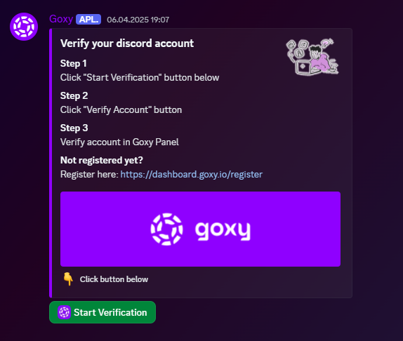 Proces weryfikacji Discord 1