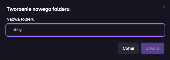 Lista dostępnych serwerów